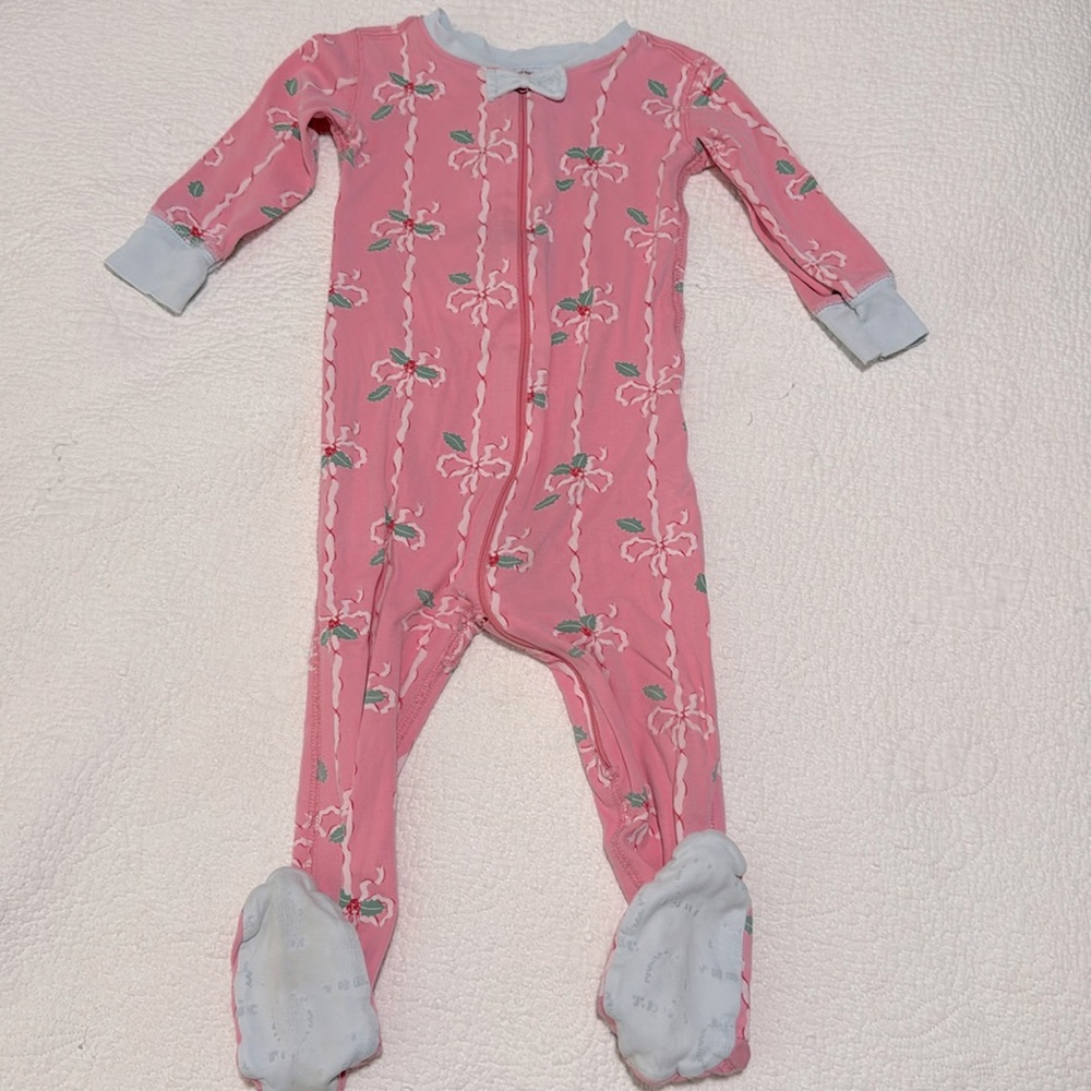 TBBC Pink Christmas Night Nights Size 18-25 months